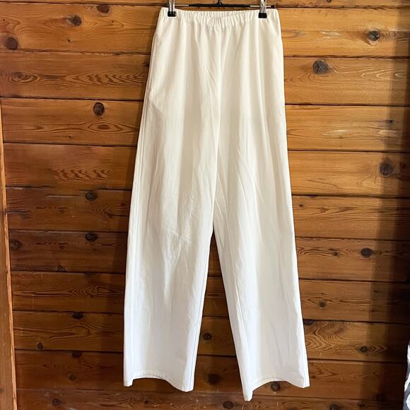 BEARE PARK elastic waist pant in ivory Size 8 - Picture 2 of 8